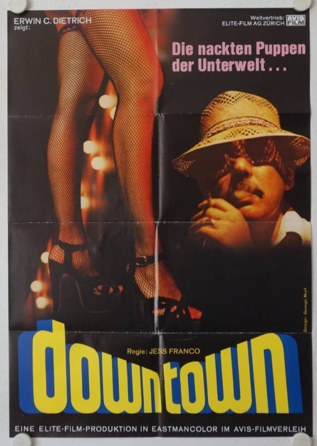 Downtown - Die nackten Puppen der Unterwelt originales deutsches Filmplakat